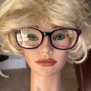 Genevieve Boutique Jet Set Frames Brand New in Plum